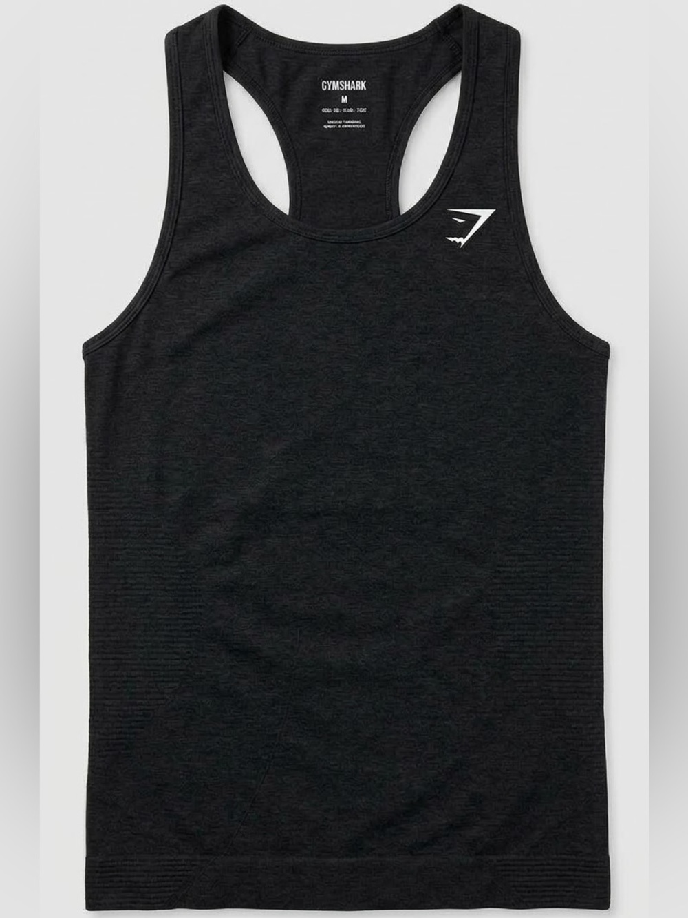 Gymshark Vital Tank Black Racerback Tank Top size M
